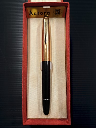 Penna stilografica nero - e, oro